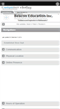 Mobile Screenshot of beacon-education-inc-north-york.northyorkdirect.info