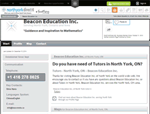 Tablet Screenshot of beacon-education-inc-north-york.northyorkdirect.info